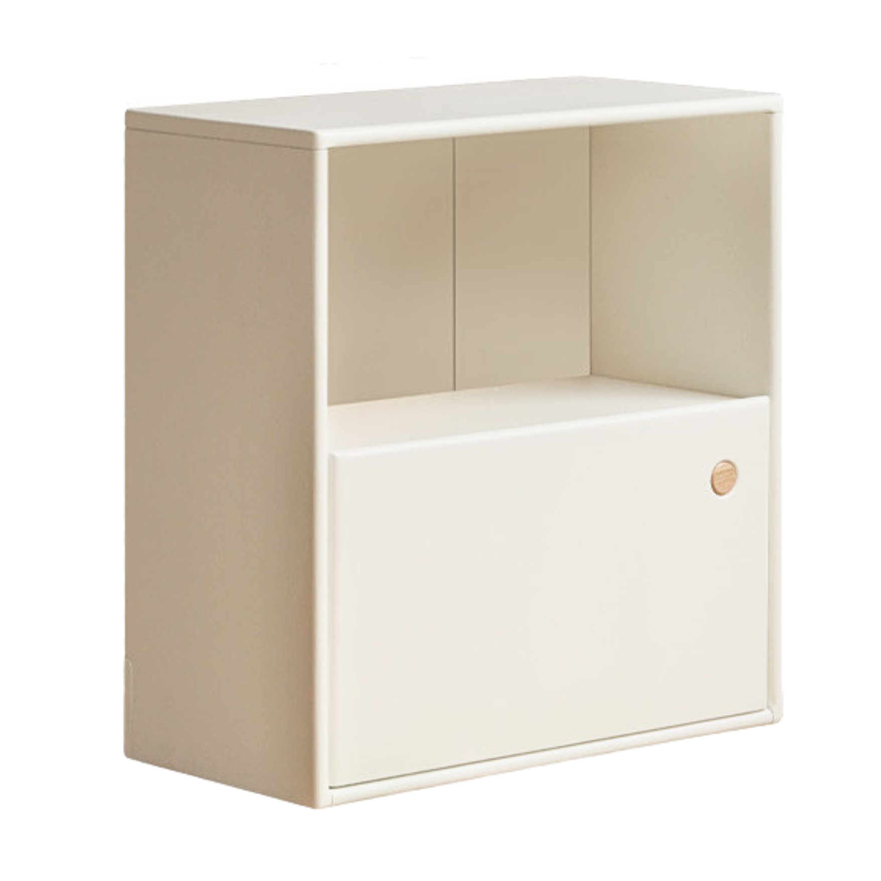 Poplar solid wood storage multi-functional storage bookcase)