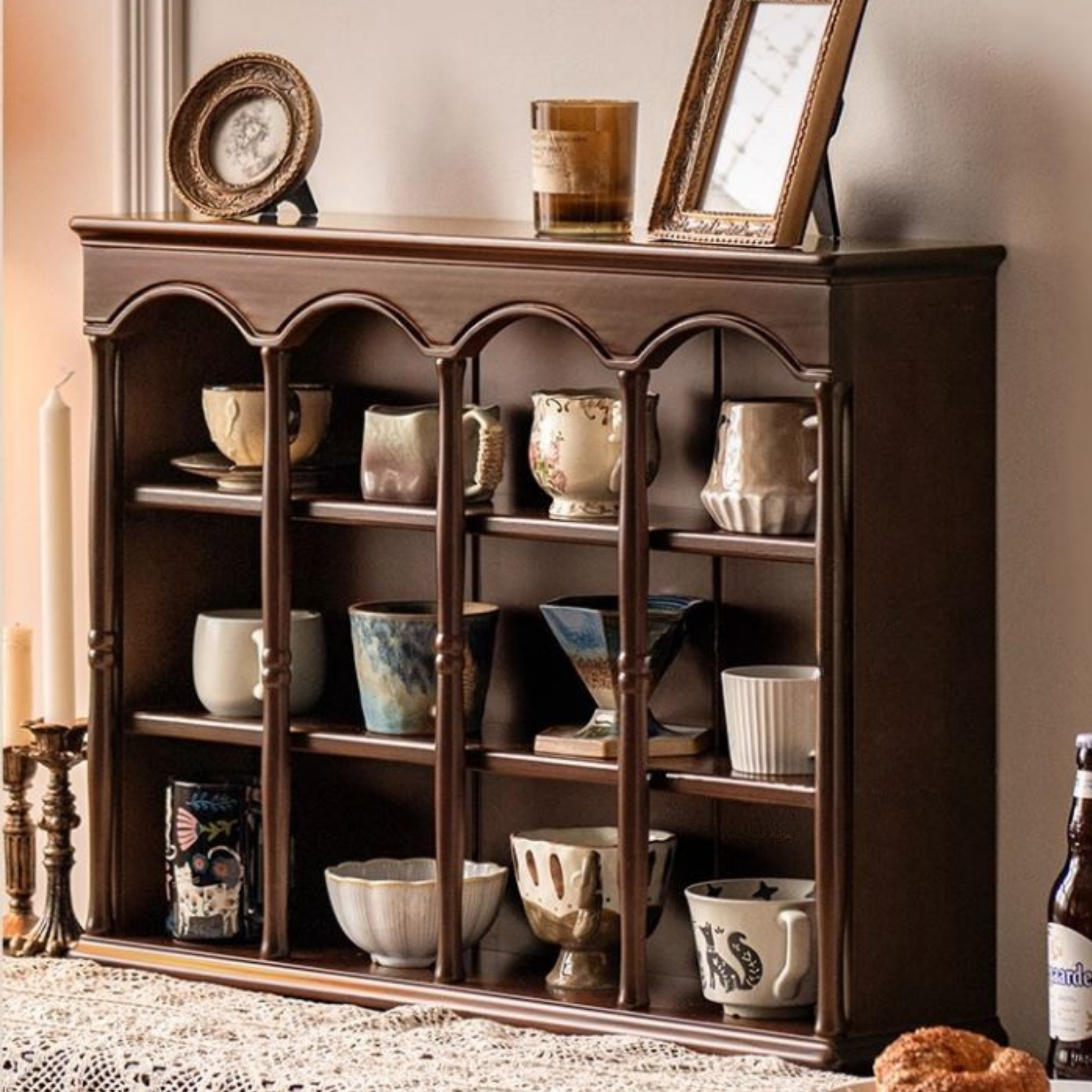 Poplar Solid Wood Wall Cabinet