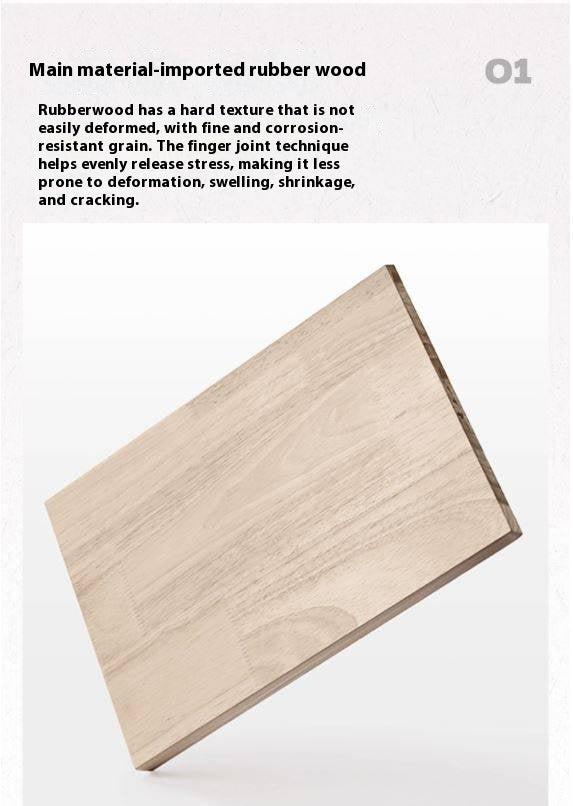 Solid RubberWood Multi Functional Nightstand.