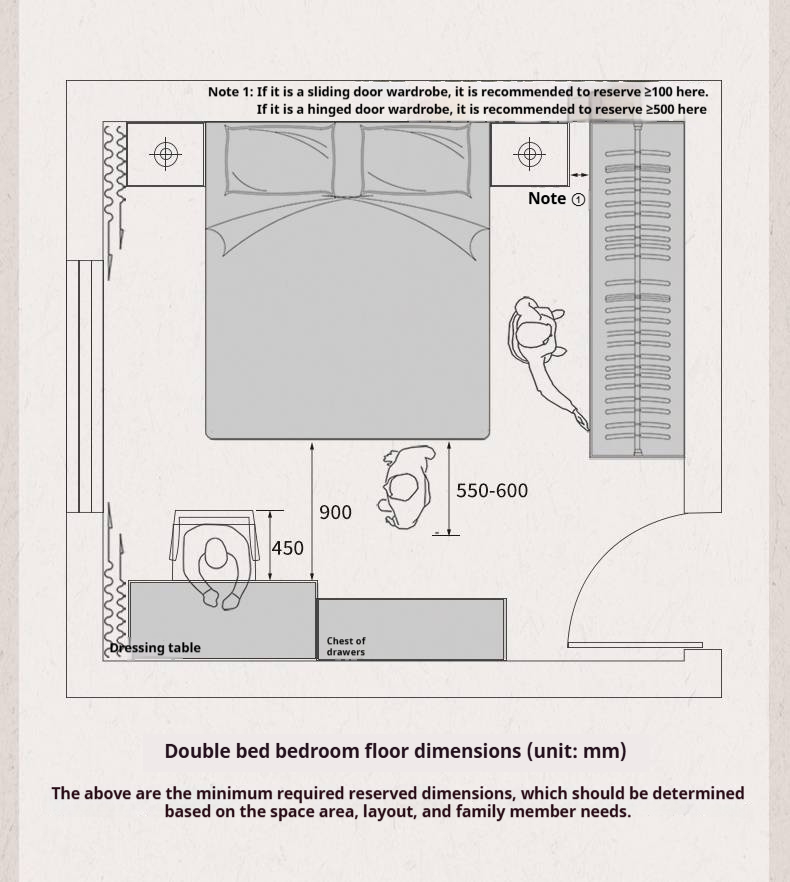 Rubberwood Solid Wood Bed American Retro Black Style