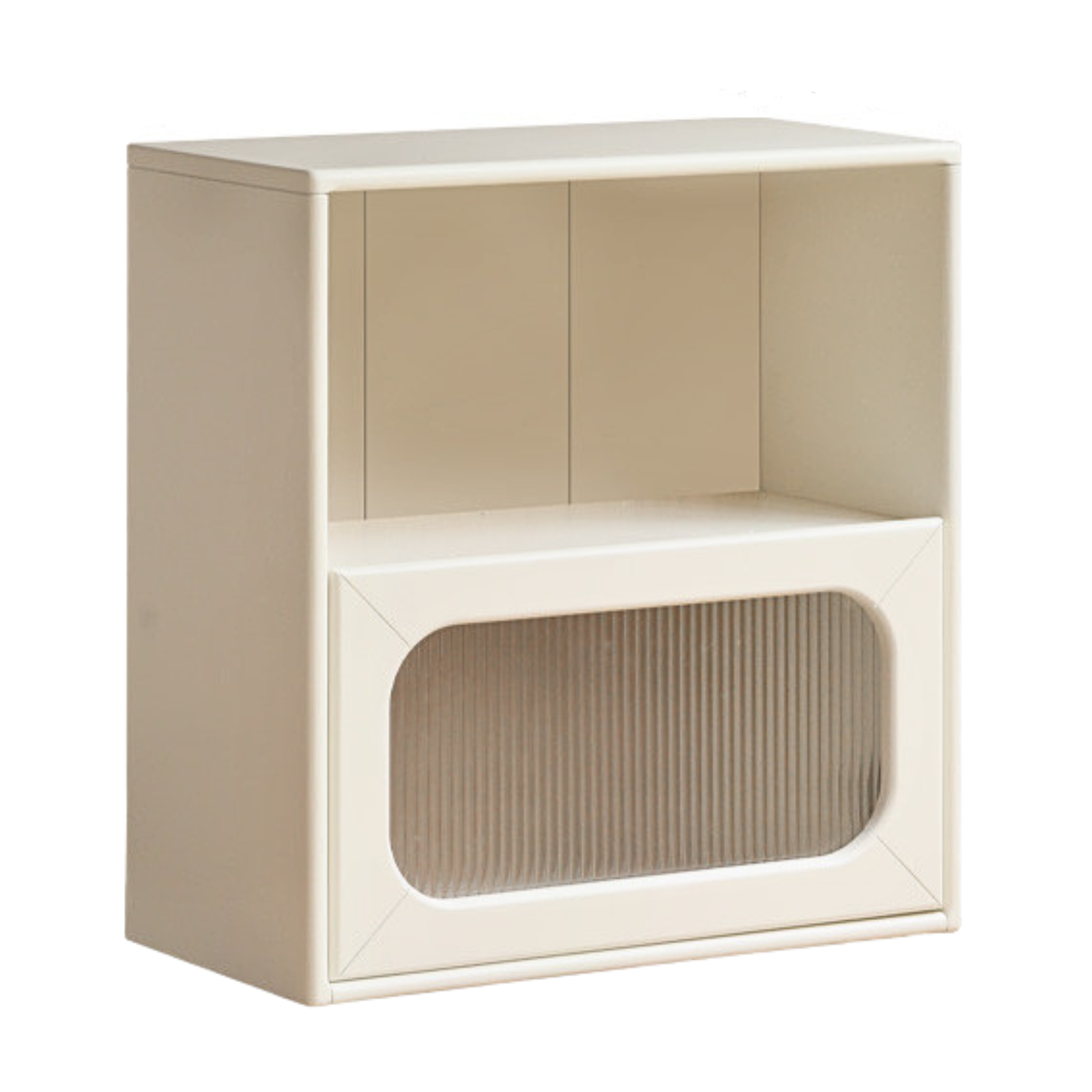 Poplar solid wood storage multi-functional storage bookcase)