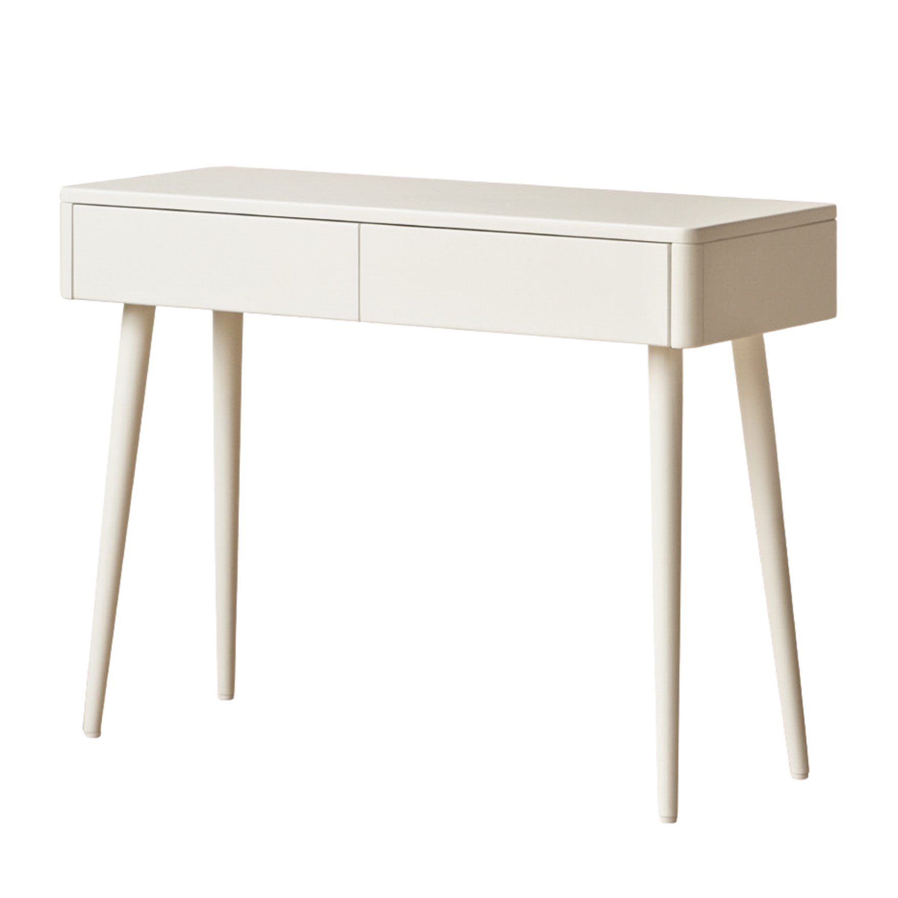 Poplar Solid Wood Cream Air Dressing Table