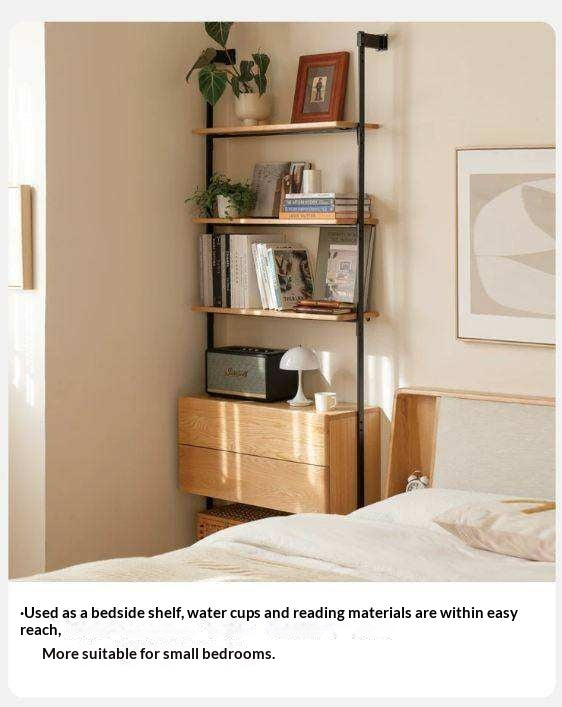 Oak, Poplar Solid Wood Industrial Style Multi-layer Storage Rack