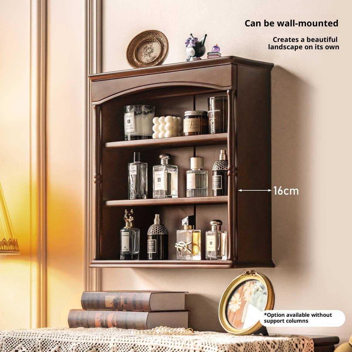 Poplar Solid Wood Wall Cabinet