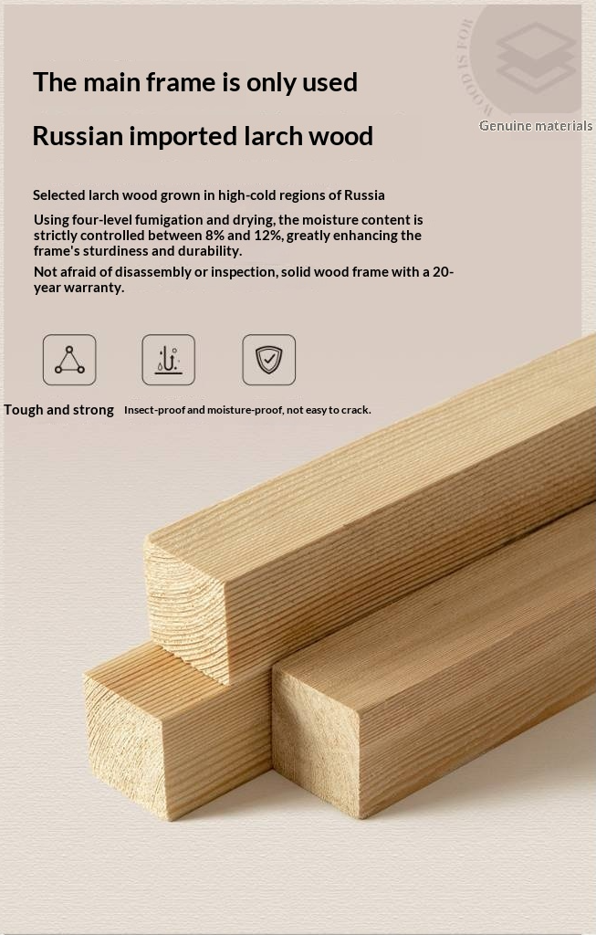 Ash Solid Wood Fabric Retro Edge Detachable Washable Soft Leaning Bed