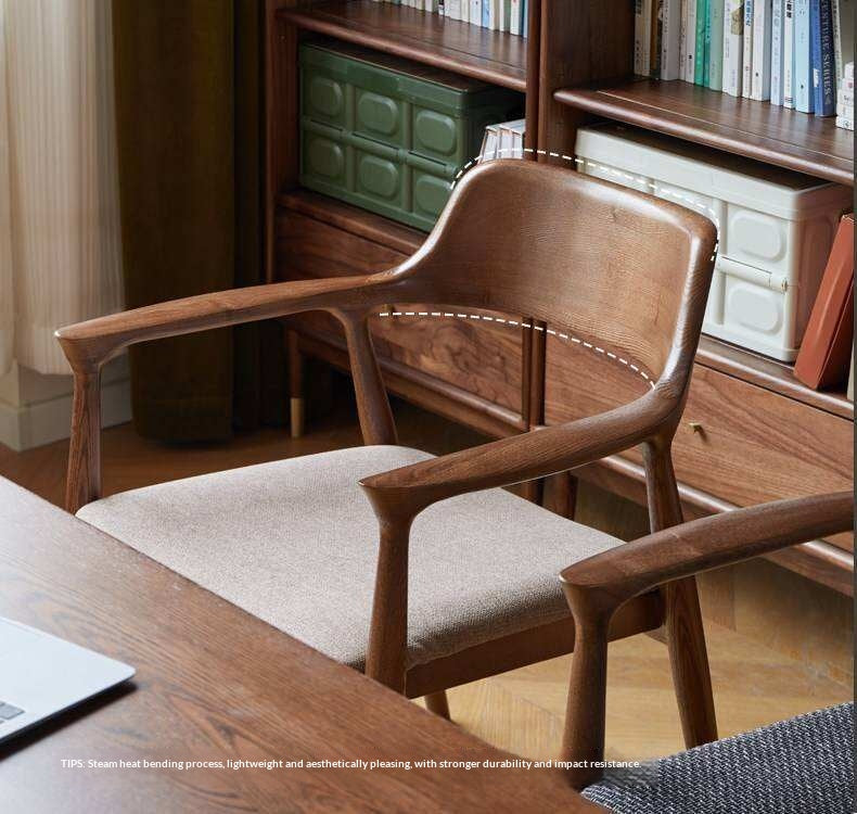 4 pcs -Ash solid wood Sculptural Wishbone-Style Dining Chair