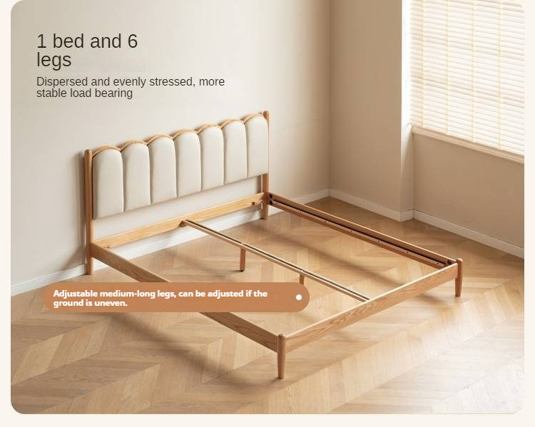 Oak Solid Wood Dream House Soft Bed