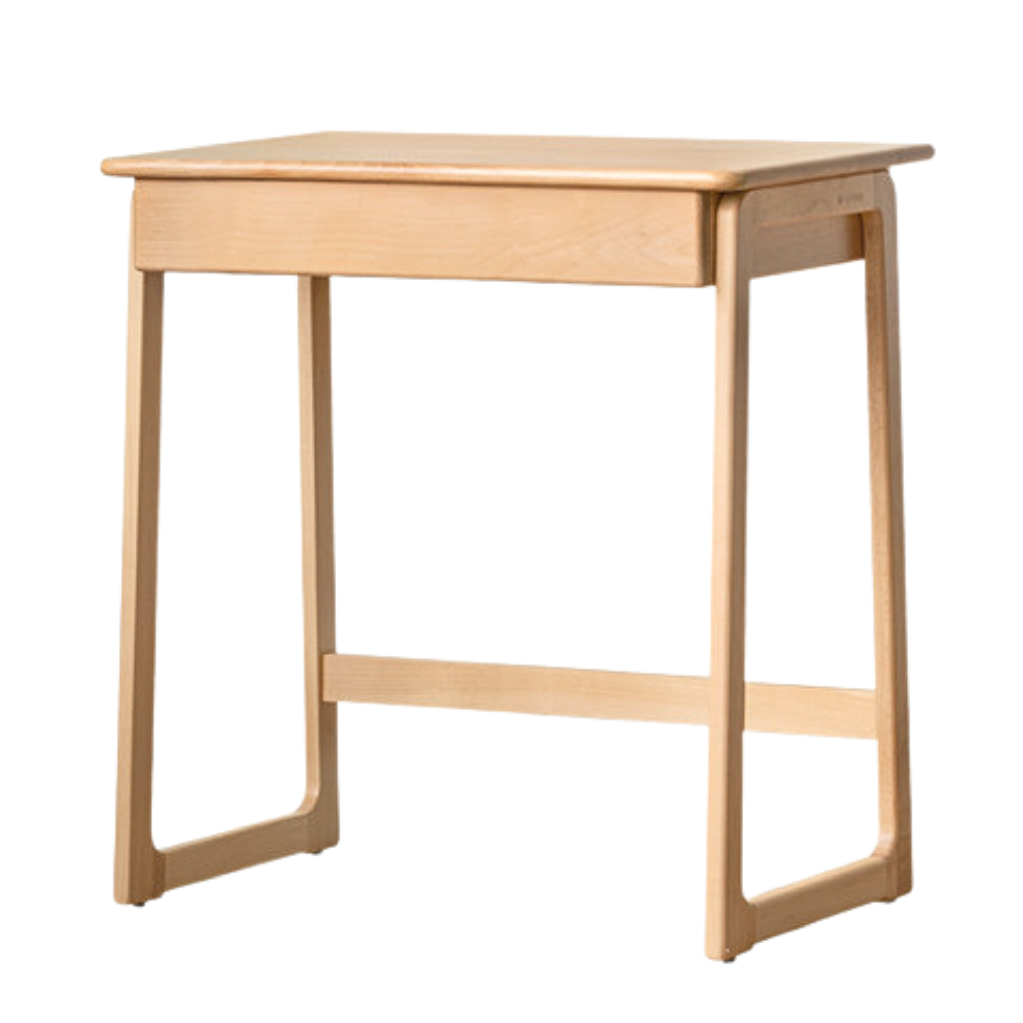 Beech solid wood small desk-