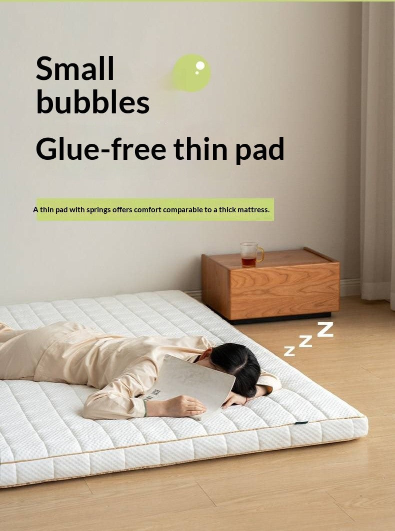 Zero-Glue Thin Mattress — Bubble Spring Support, Hard Mattress