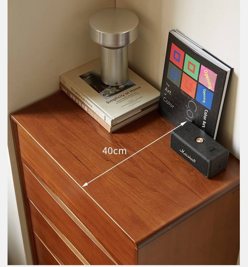 Poplar Solid Wood Vintage Style Side Cabinet.