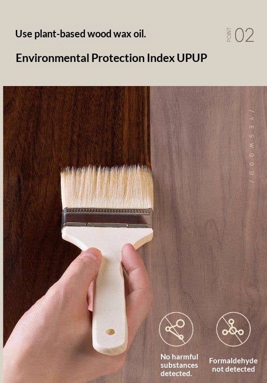 Black Walnut, Sandalwood Solid Wood Modern Style Wardrobe