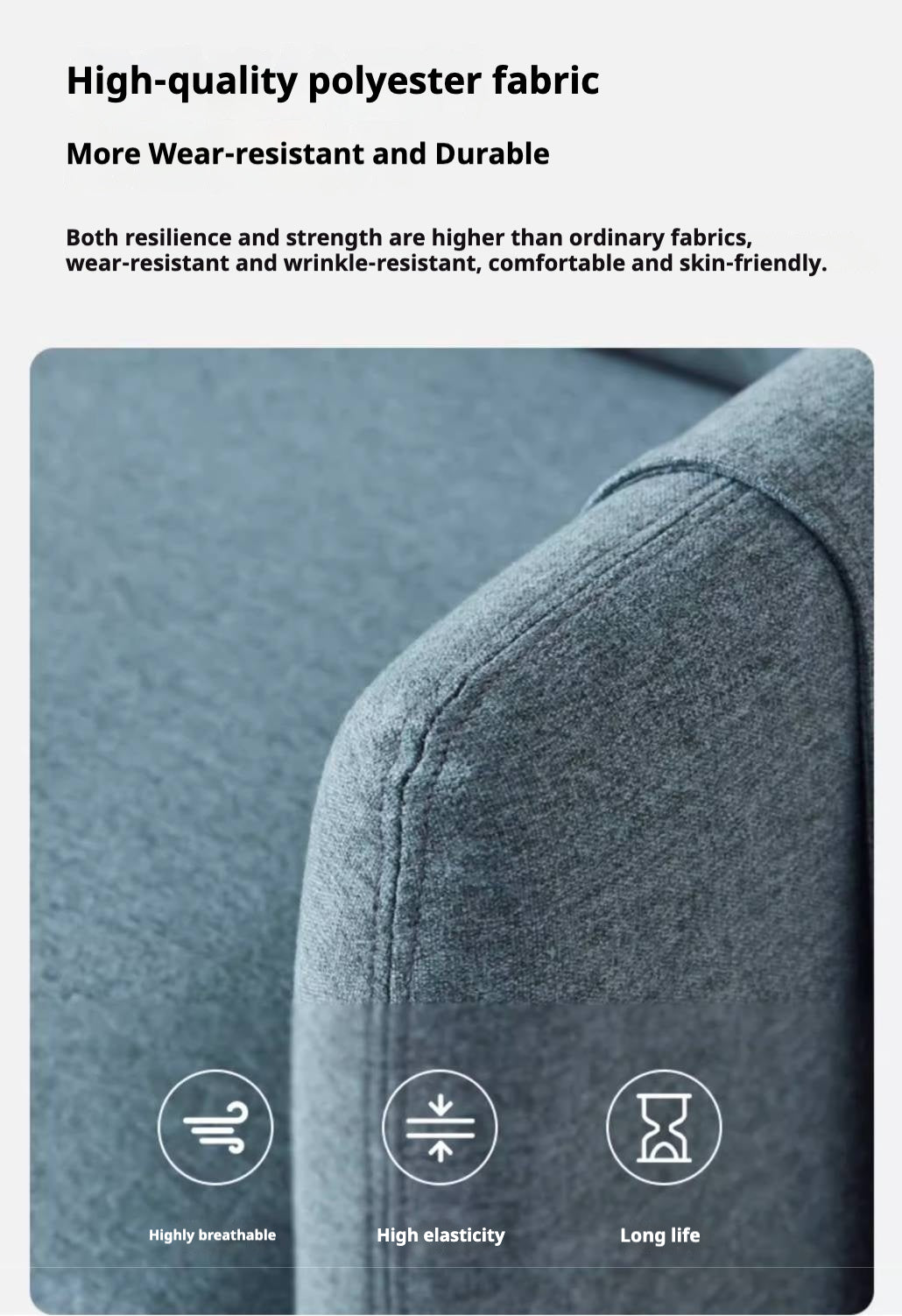 Fabric sofa simple modern.