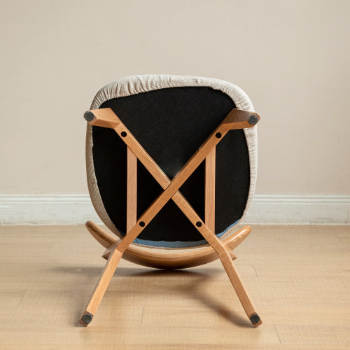 Oak Solid Wood Upholstered Dining Chair