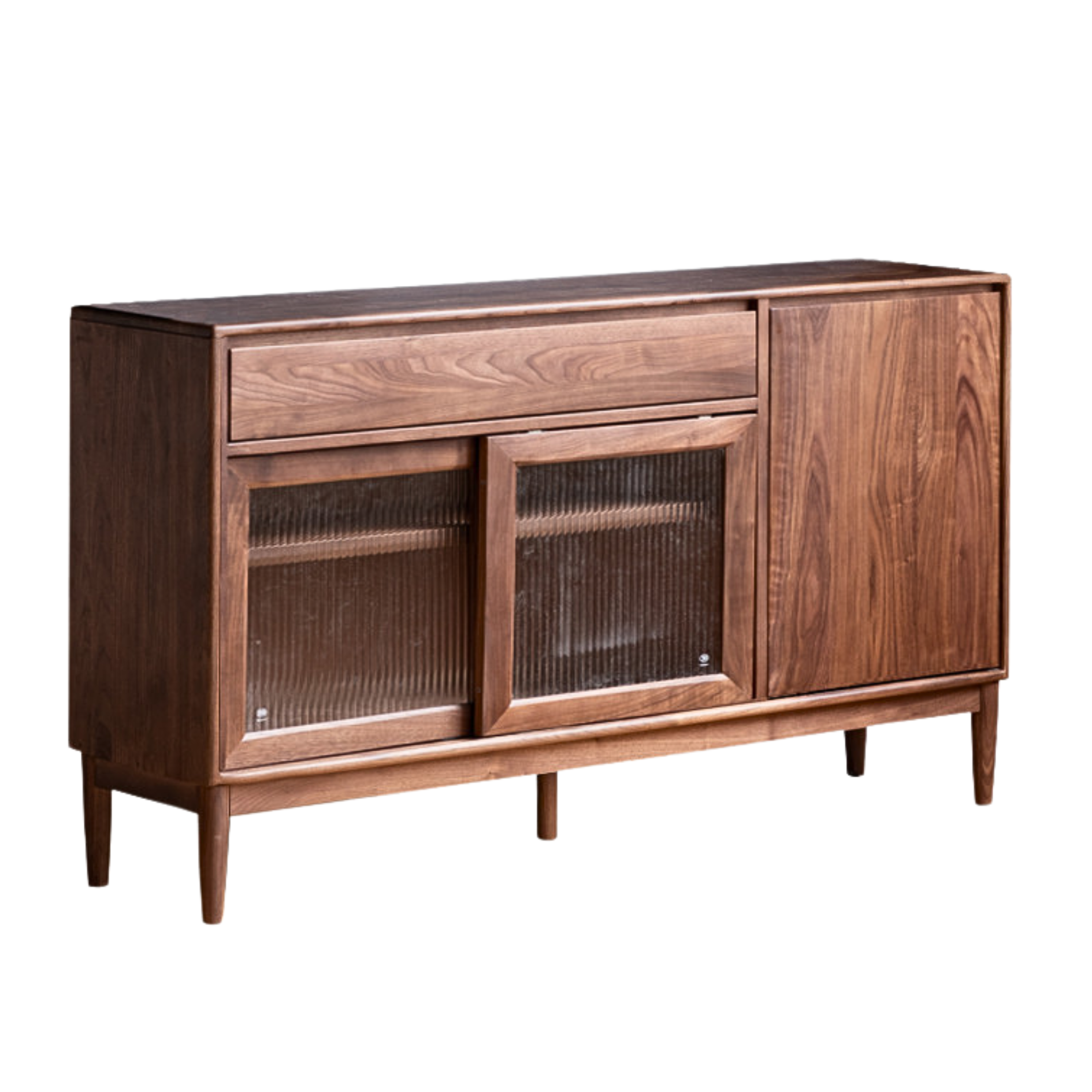 Black Walnut Solid Wood Simple Modern Sideboard