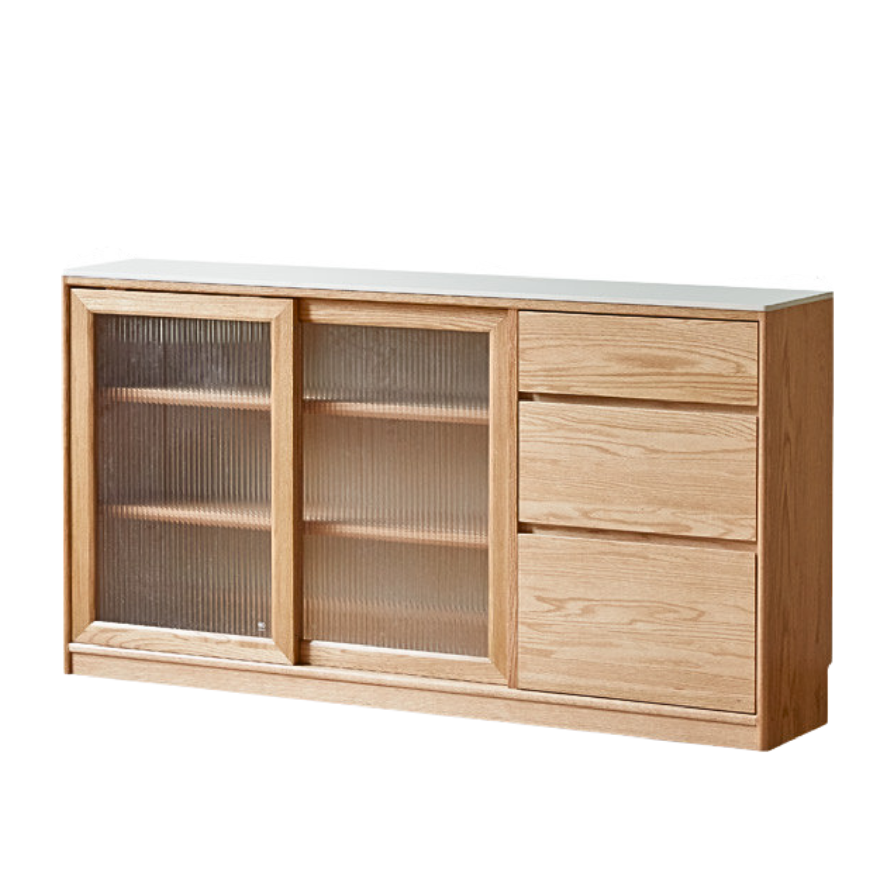 Oak Rock Board Nordic Integrated Ultra-thin Sideboard,