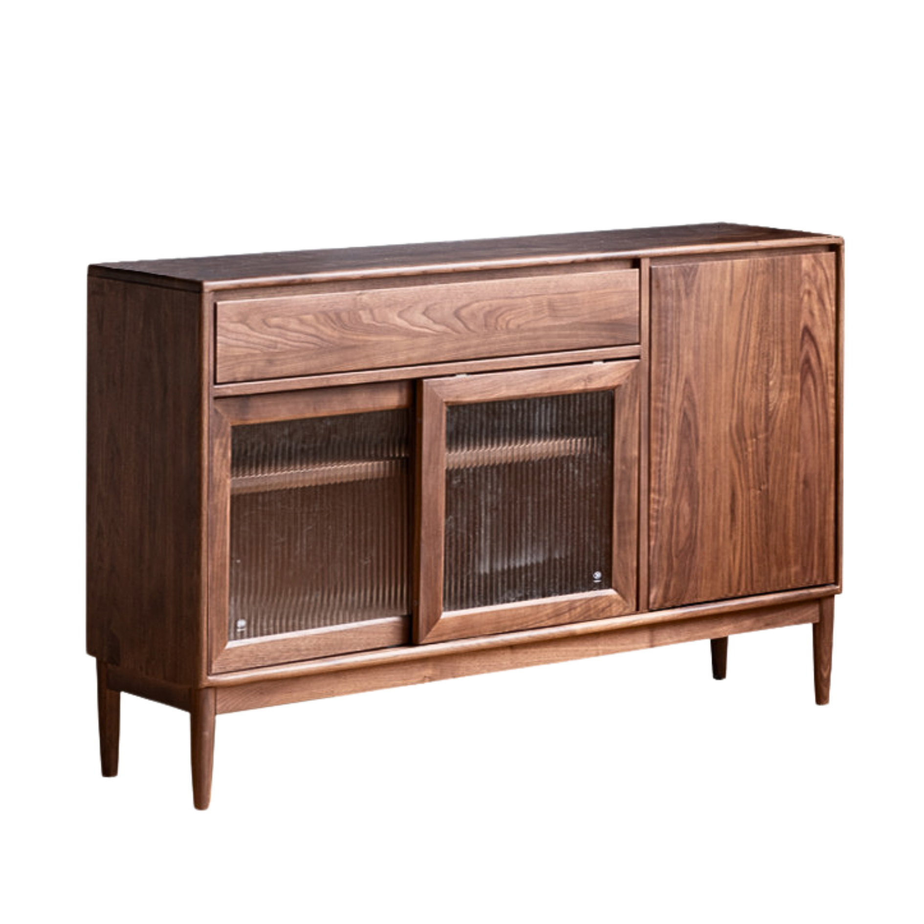 Black Walnut Solid Wood Simple Modern Sideboard