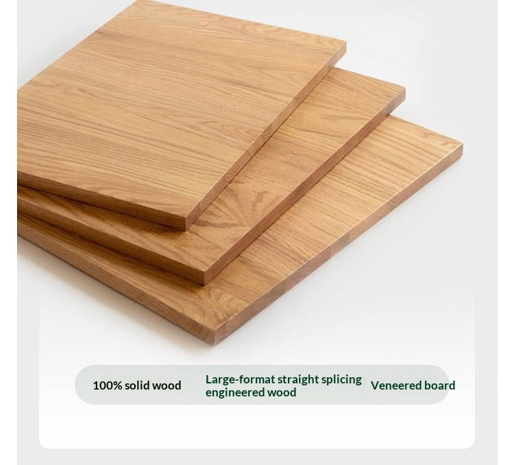 Oak Solid Wood Nordic Style Bookcase