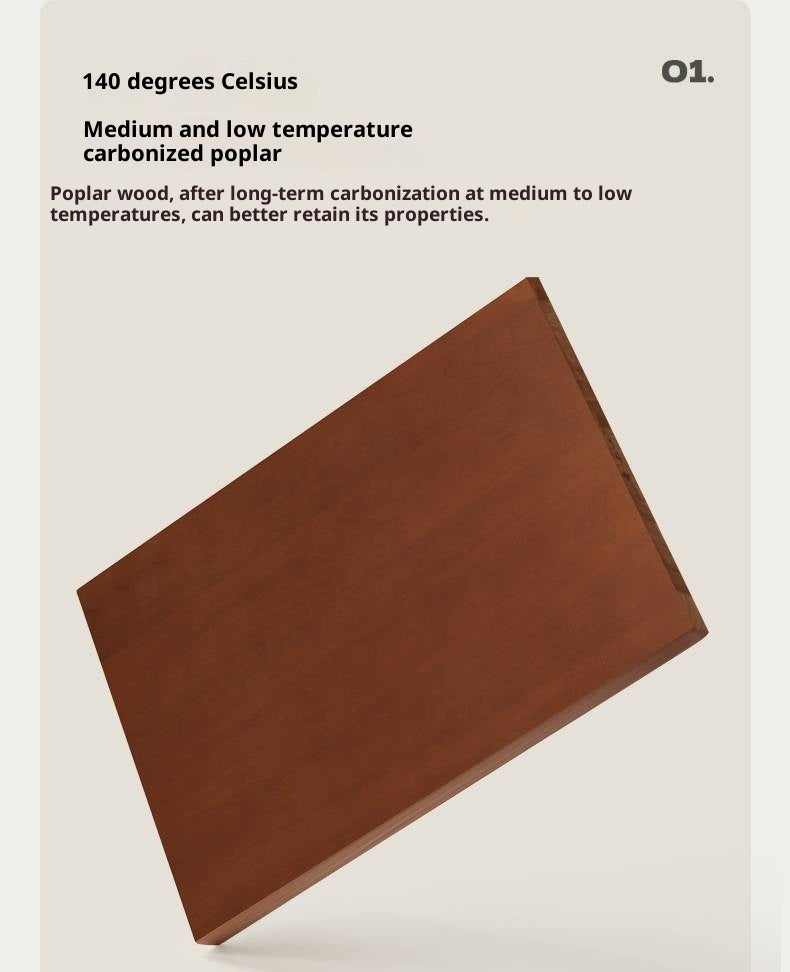 Poplar Solid Wood Bauhaus Style Office Desk