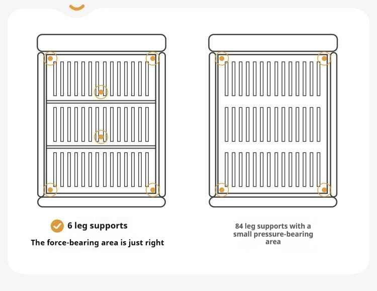 Beech Solid Wood Modern Minimalist Floating Platform Bed — Headboard-Free