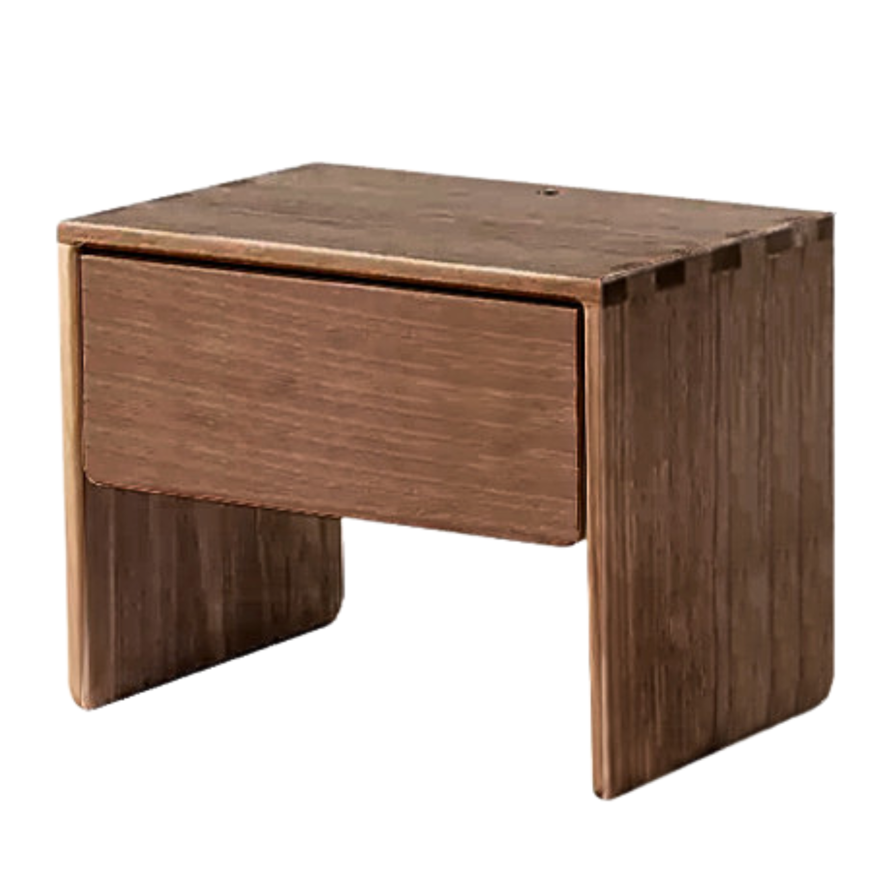 Black walnut, Ash solid wood bedside table simple modern