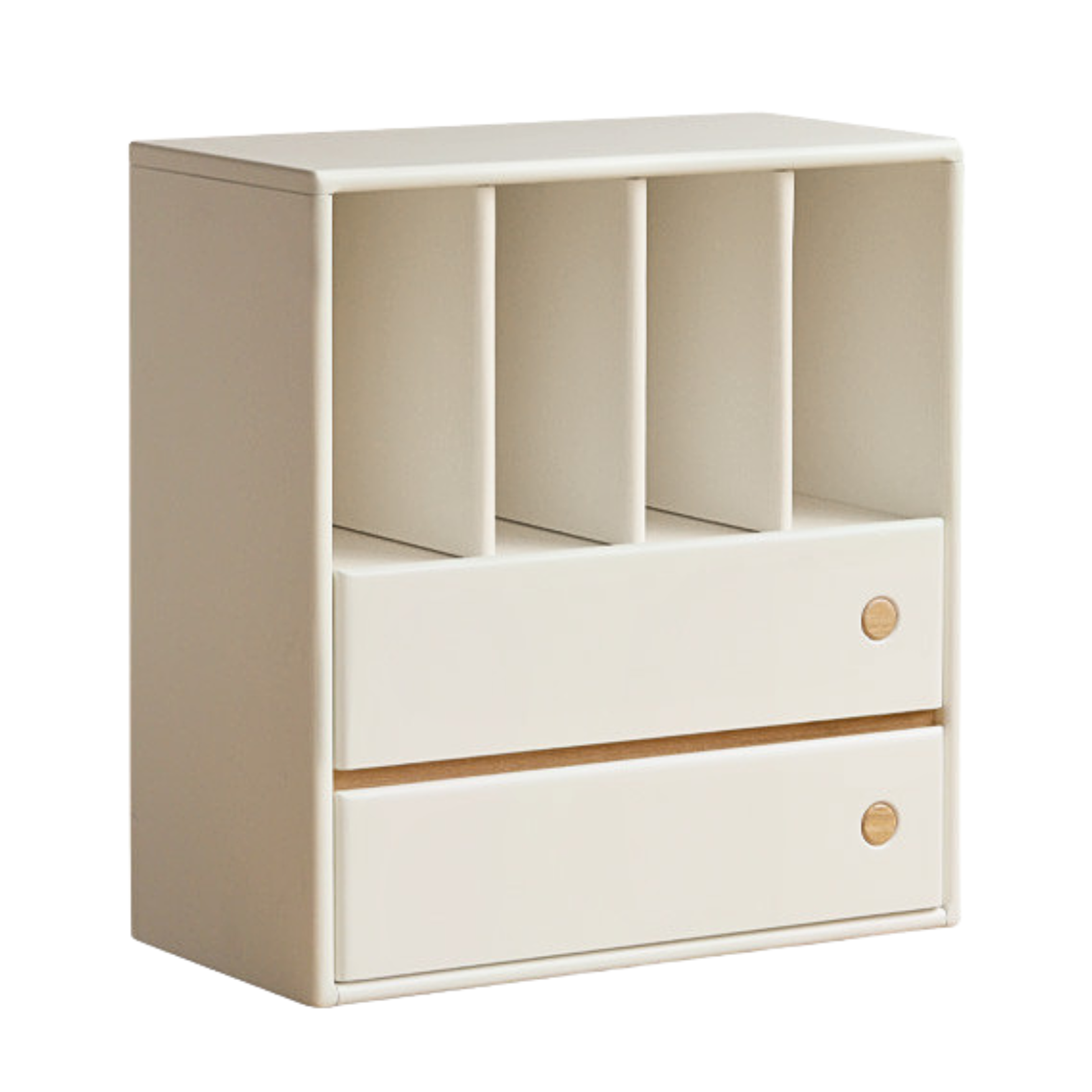 Poplar solid wood storage multi-functional storage bookcase)