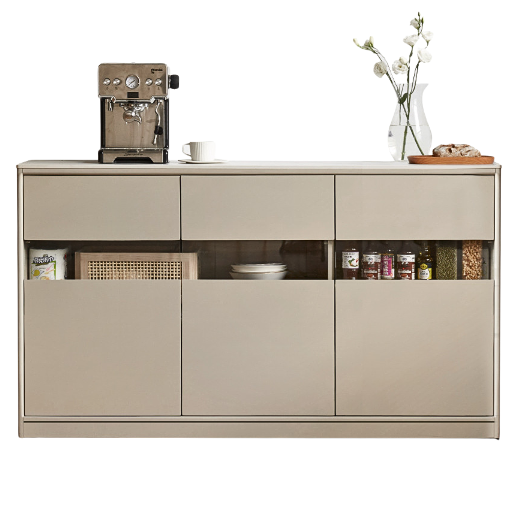 Poplar Rock Board Integrated Sideboard,