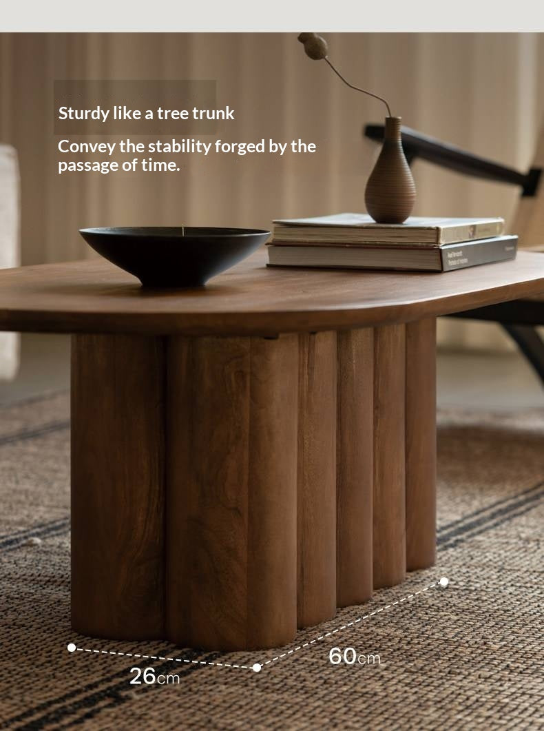 Mango Solid Wood Wabi Sabi Style Coffee Table