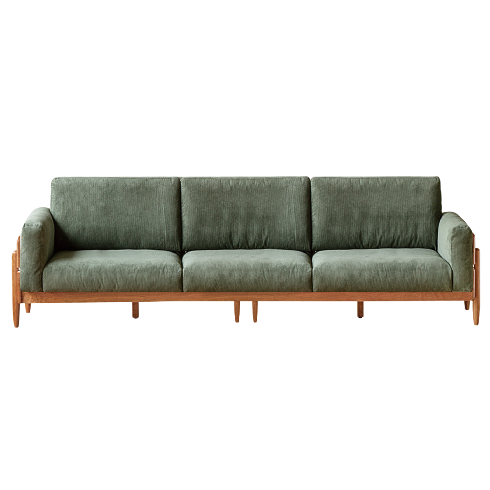 Cherry wood, oak solid wood antique style sofa: