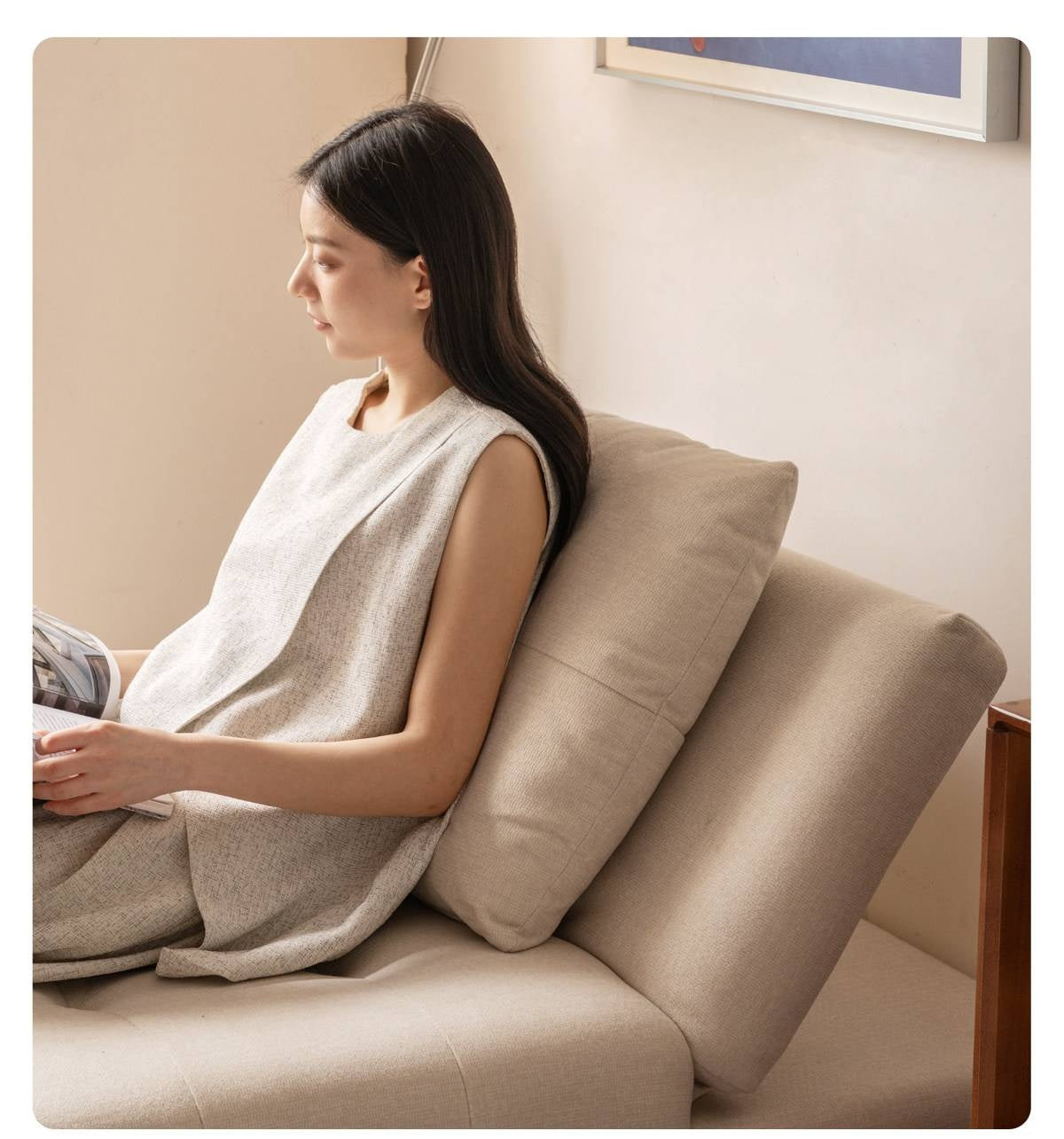 3-in-1 Convertible Sleeper Chair with Adjustable Backrest