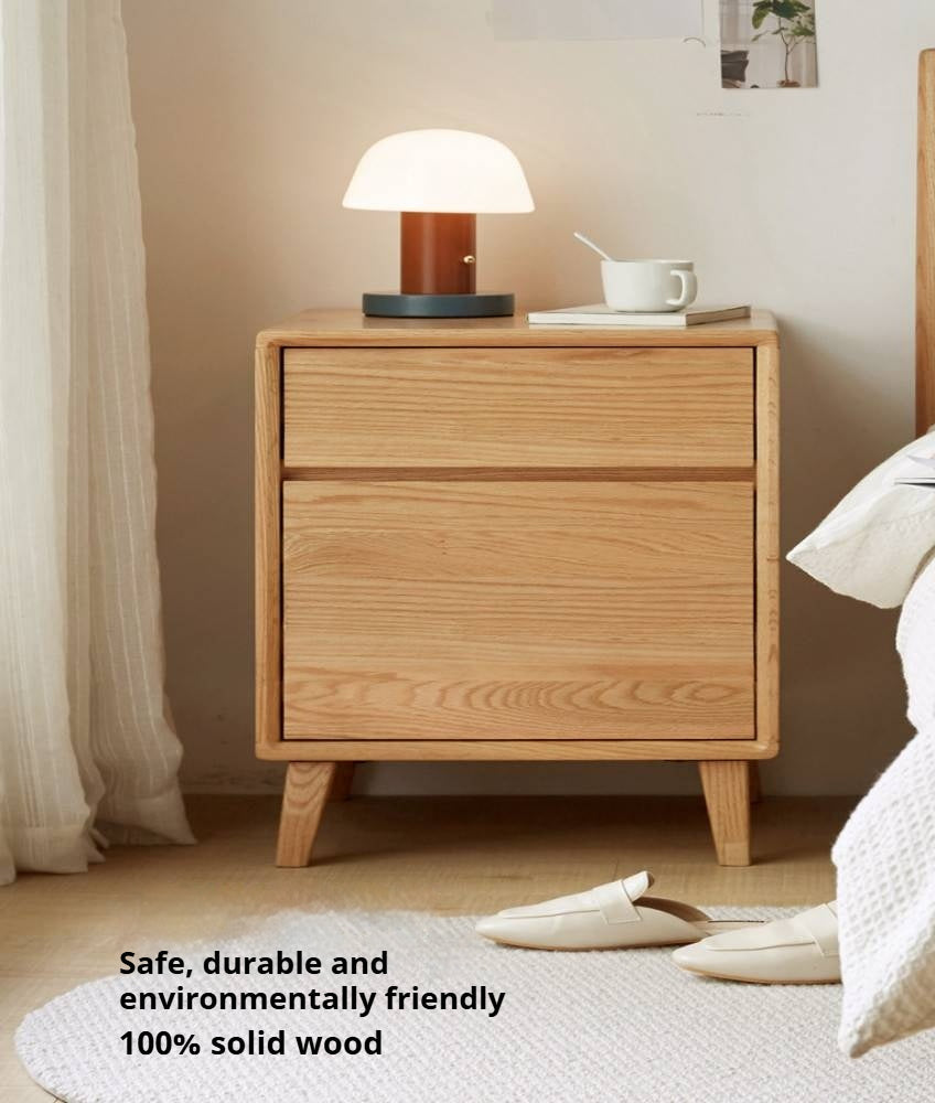Oak Solid Wood Nordic Style Nightstand