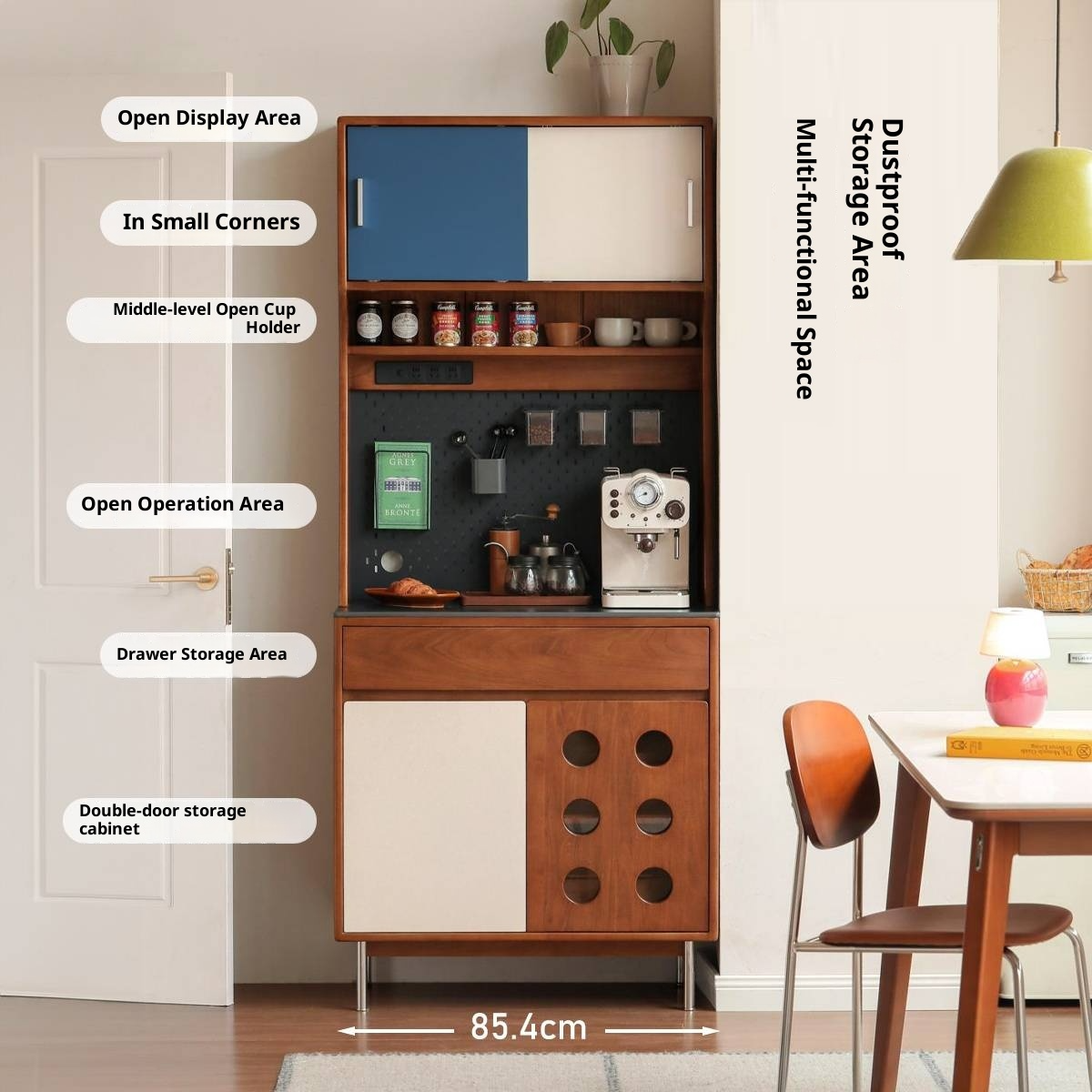 Tulipwood Solid Wood Medieval Style Sideboard