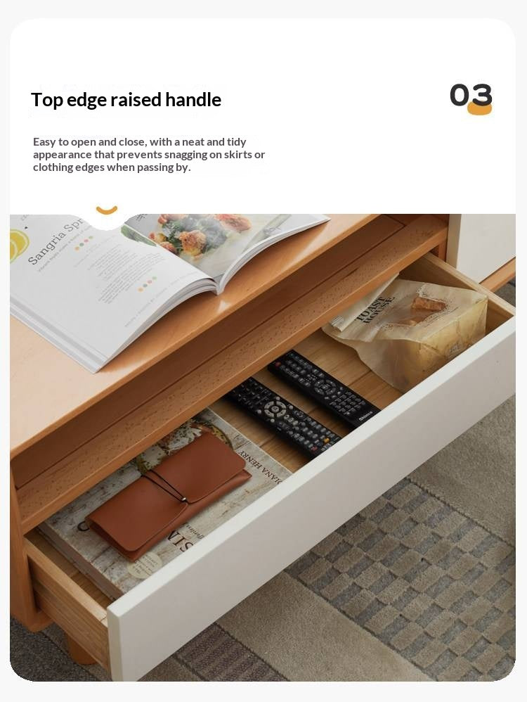 Beech Solid Wood Warm Coffee Table