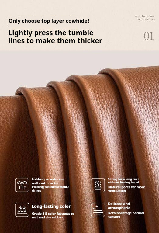 Genuine Leather Sofa