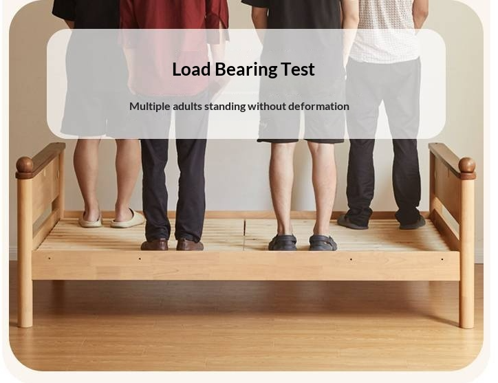 Rubberwood Solid Wood Children's Multifunctional Bunk Bed