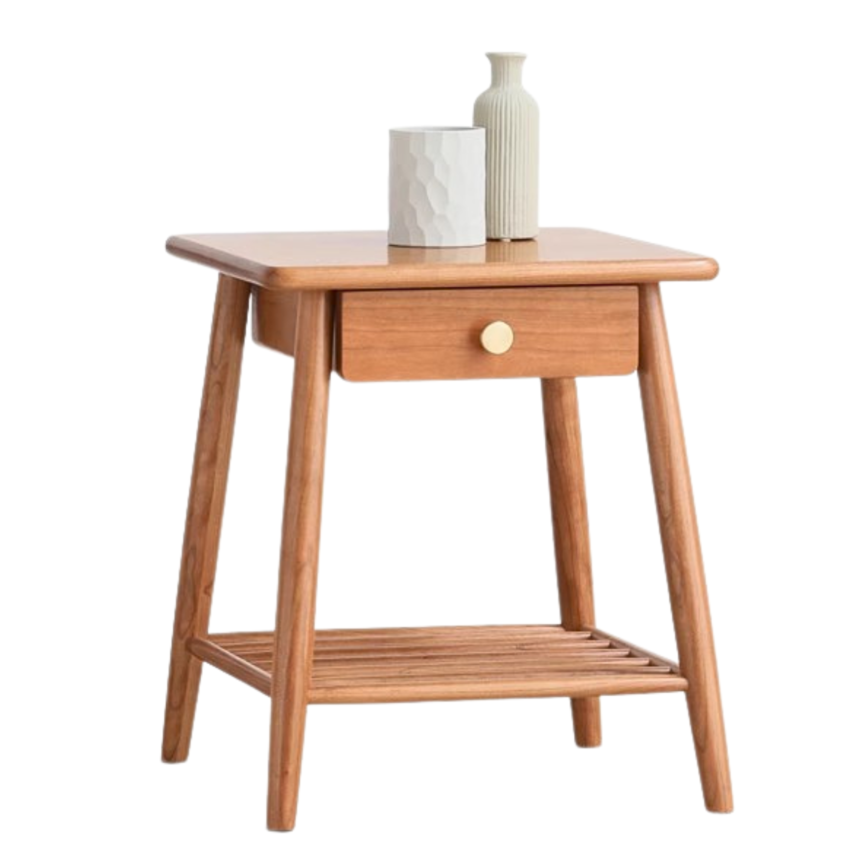 Сherry wood side table