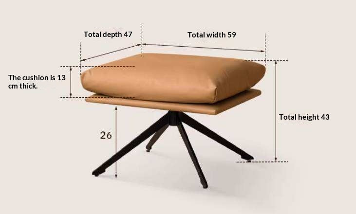 Fabric Sofa Footstool, Changing Stool