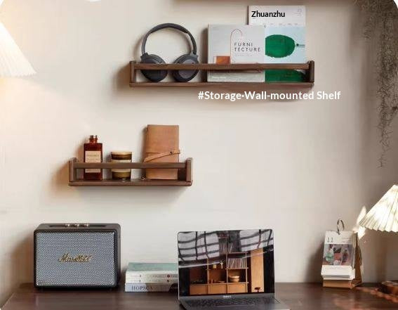 Sapele Solid Wood Multi Layer Storage Rack Antique Style