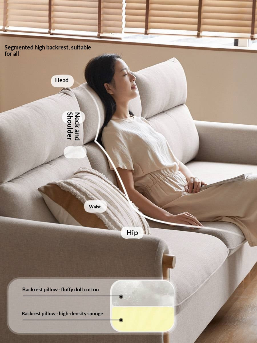 Fabric Contemporary Sectional Sofa with Relaxed Seating