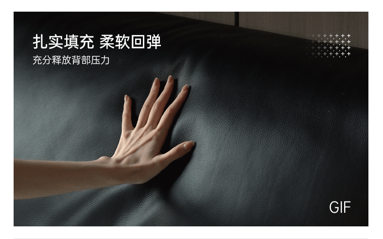 Oak Solid Wood Box Bed — Italian Light Luxury with Soft Genuine leather Backrest