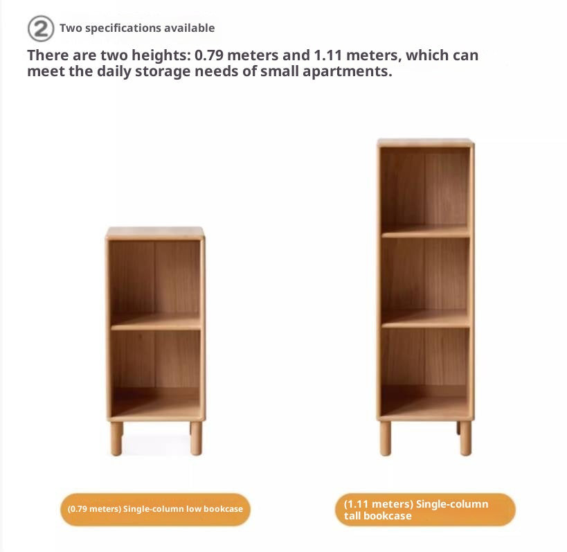 Beech Solid Wood Capacity Bookcase