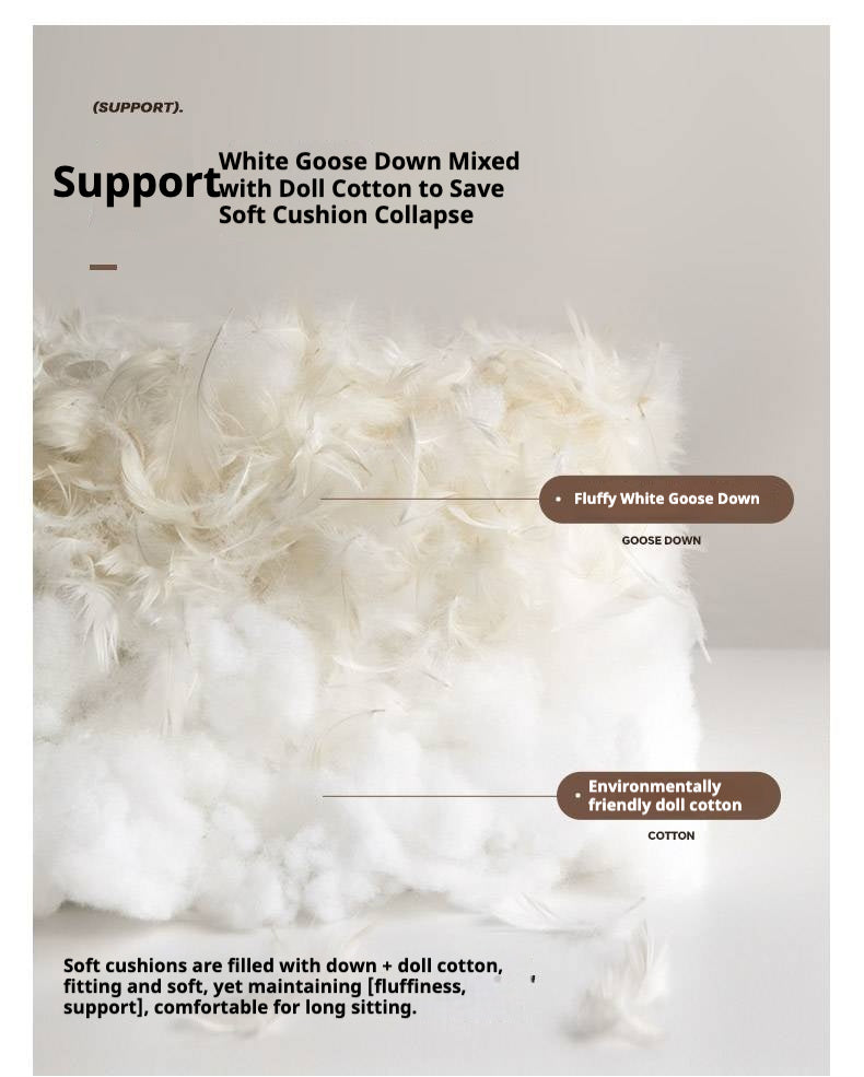 Electric Foldable Dual-purpose Cream Style White Elephant Ear Retractable Sofa Bed.