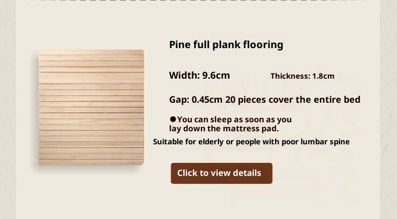 Poplar Solid Wood Bed, French Retro Style Piano Key Bed