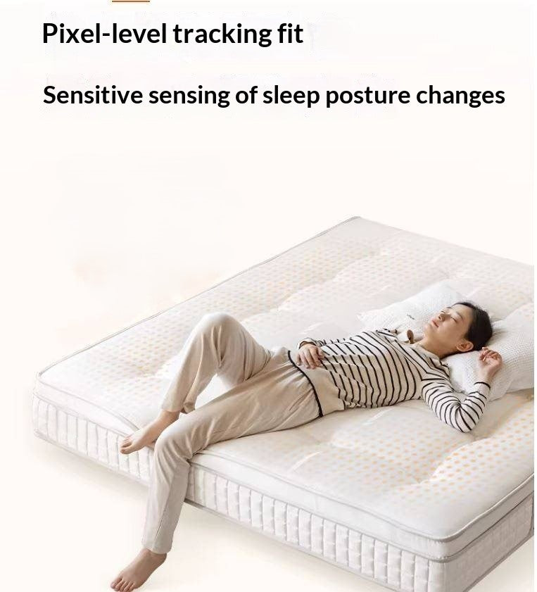 Eco-Friendly Button-Down Glue-Free Mattress — Anti-Mite Spring Mattress, Simmons Thick Design