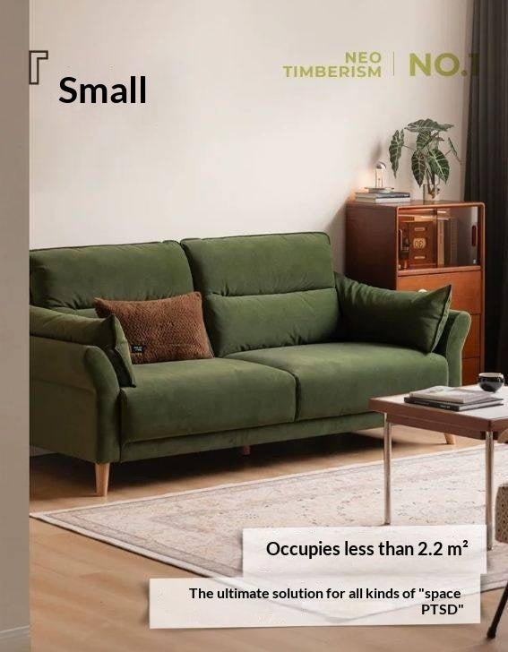 Modern High Back Fabric Sofa with Scratch Resistant Upholstery