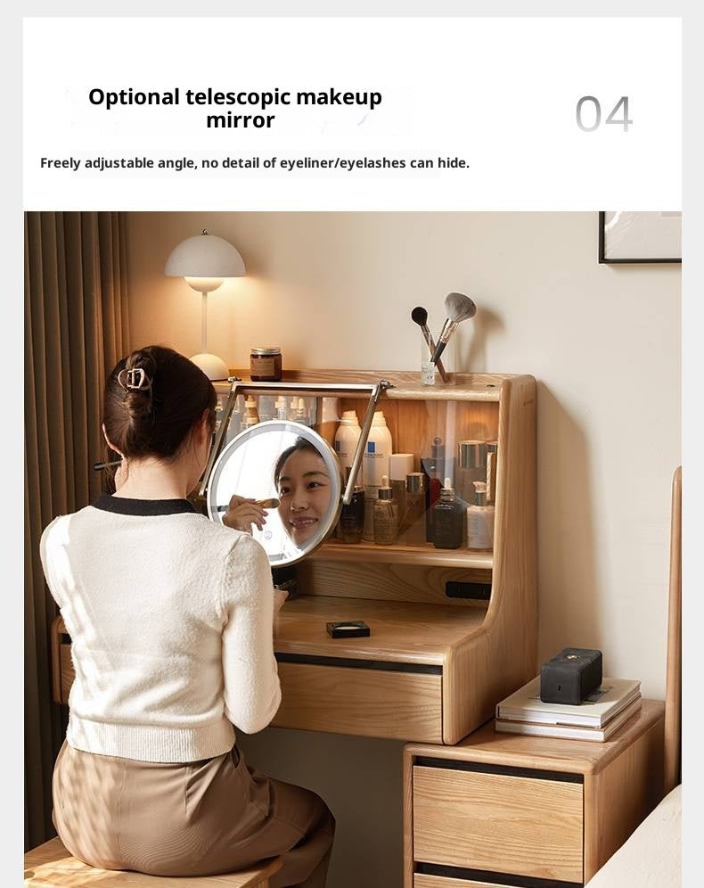 Ash Solid Wood Modern Dressing Table