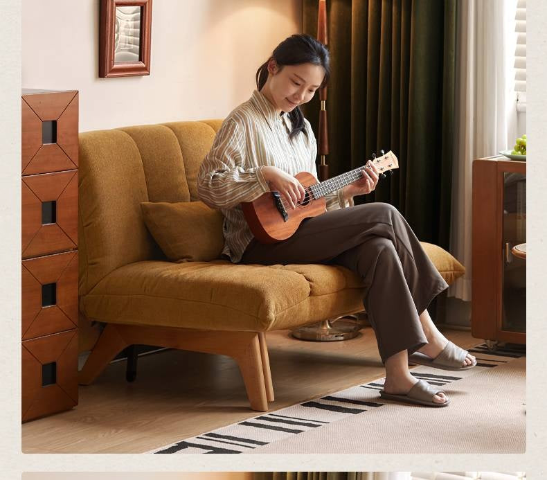Retro Sitting and Sleeping Sofa