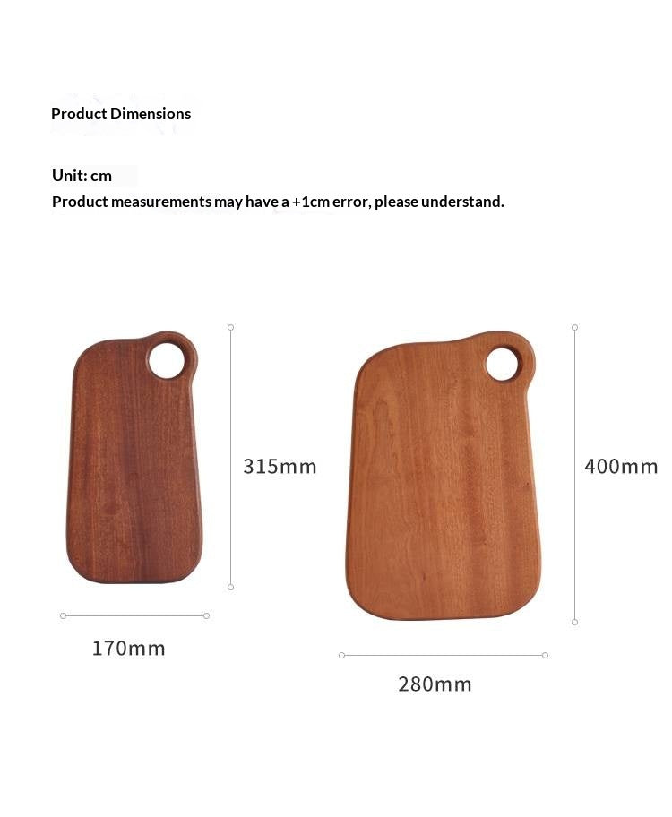 Ebony Solid Wood Nordic Kitchen Cutting Board