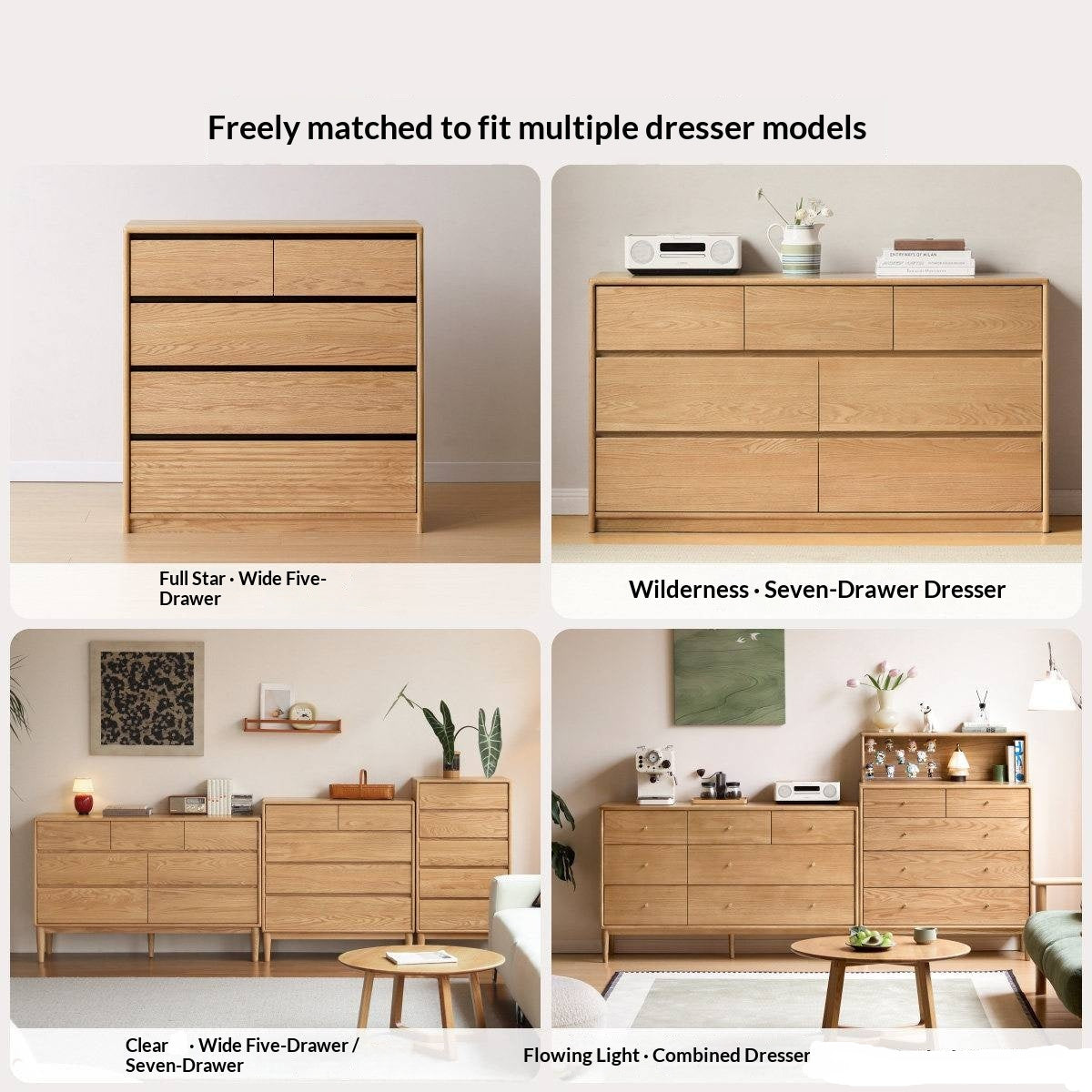 Oak Solid Wood Desktop Storage Rack Hutch Top Organizer