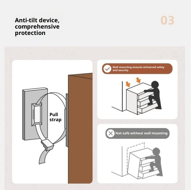 Poplar Solid Wood Bauhaus Style Bookcase