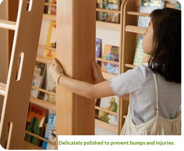 Beech Solid Wood Children's Loft Bed